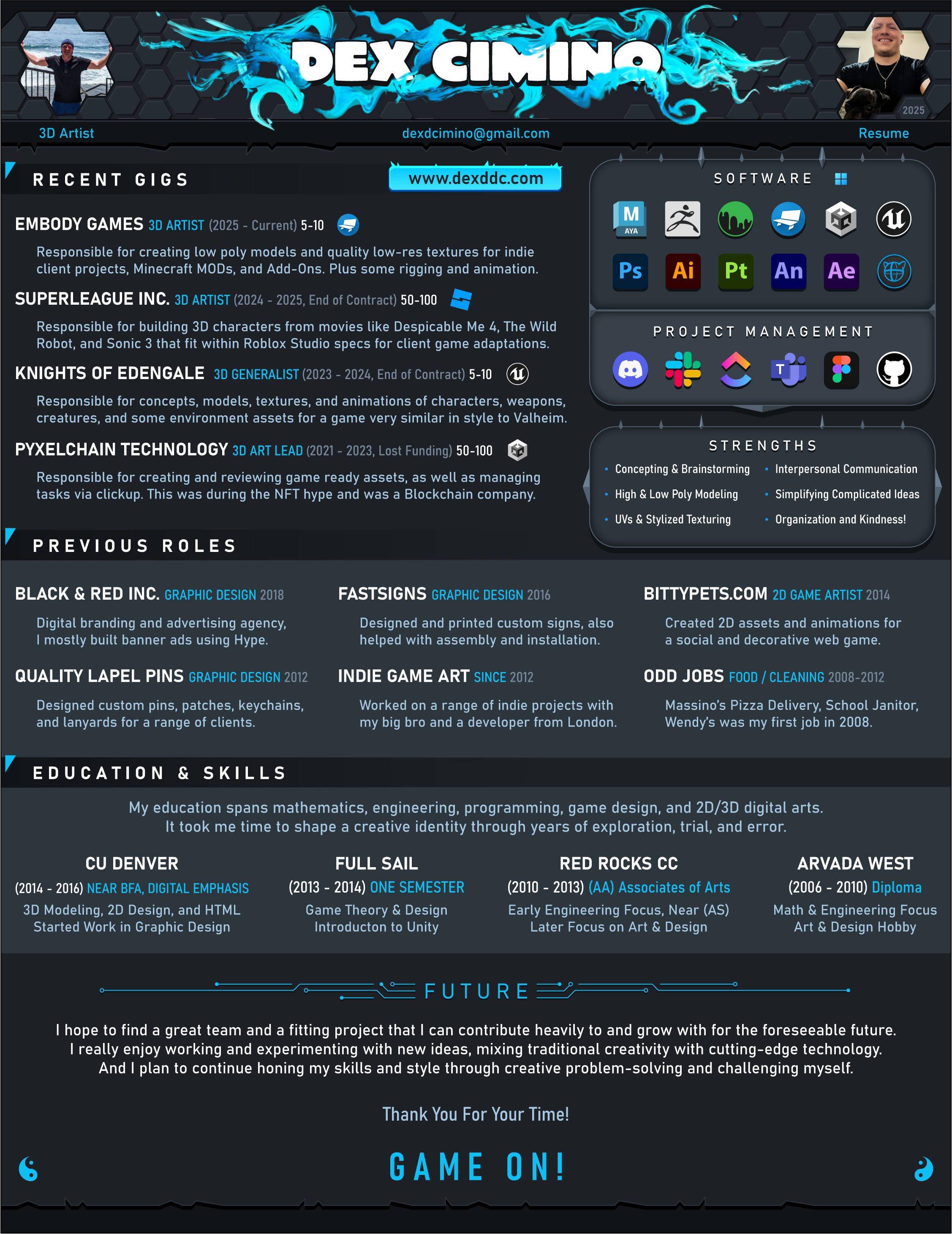 Dex Resume
